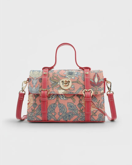 Henney Bear H-993- Strawberry & Bird Pink